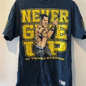 WWE Men's Black Graphic T-Shirt